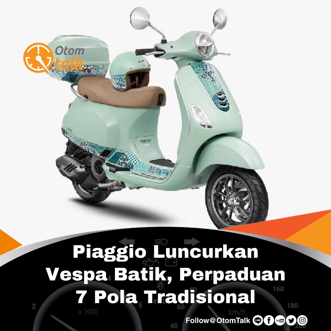 Piaggio Luncurkan Vespa Batik Perpaduan 7 Pola Tradisional PT Piaggio