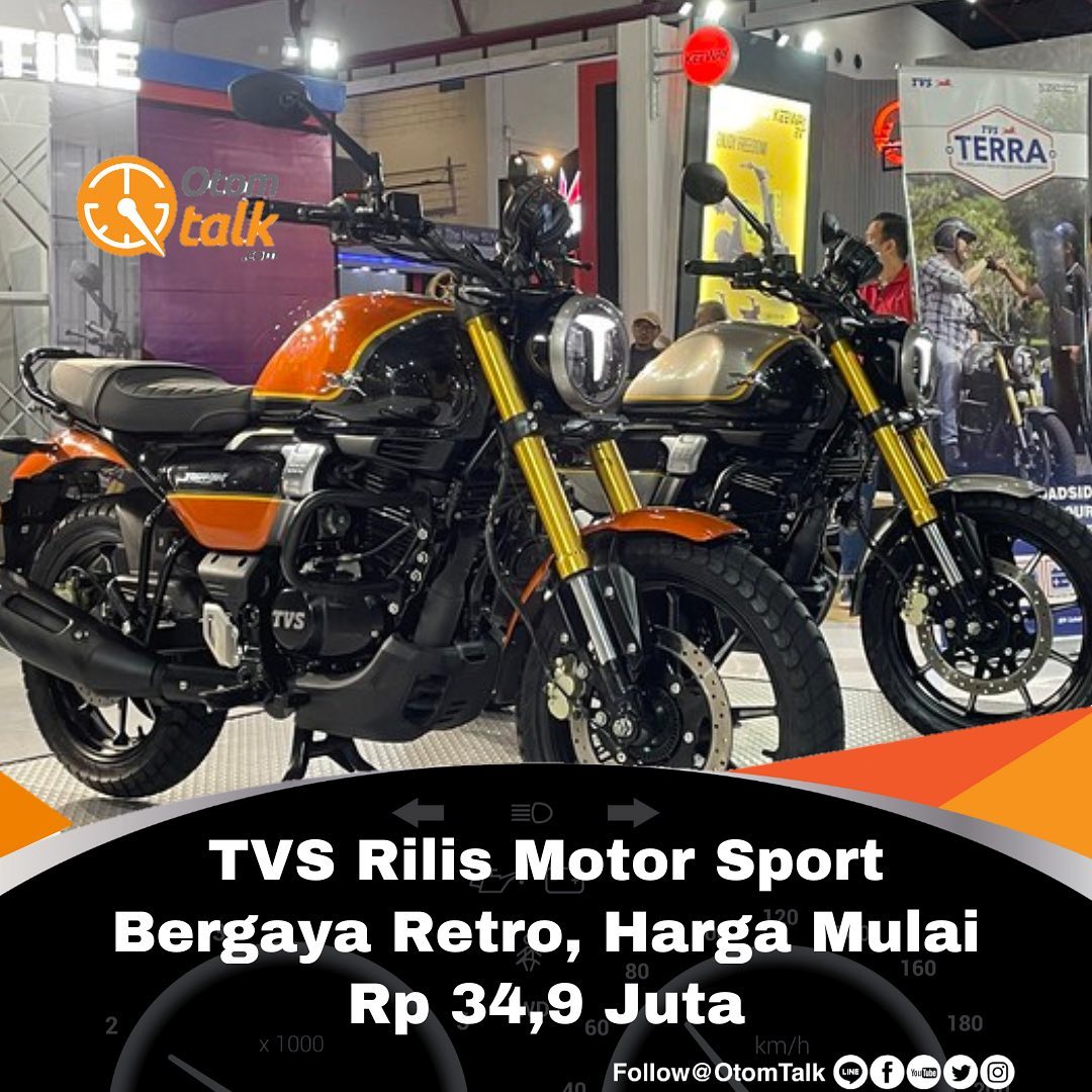 TVS Rilis Motor Sport Bergaya Retro, Harga Mulai Rp 34,9 – Otom Talk